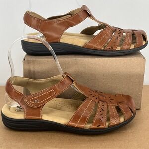 Earth Spirit Gelron Cushion Brown Fisherman Sandals WMES29ER111 Womens 6